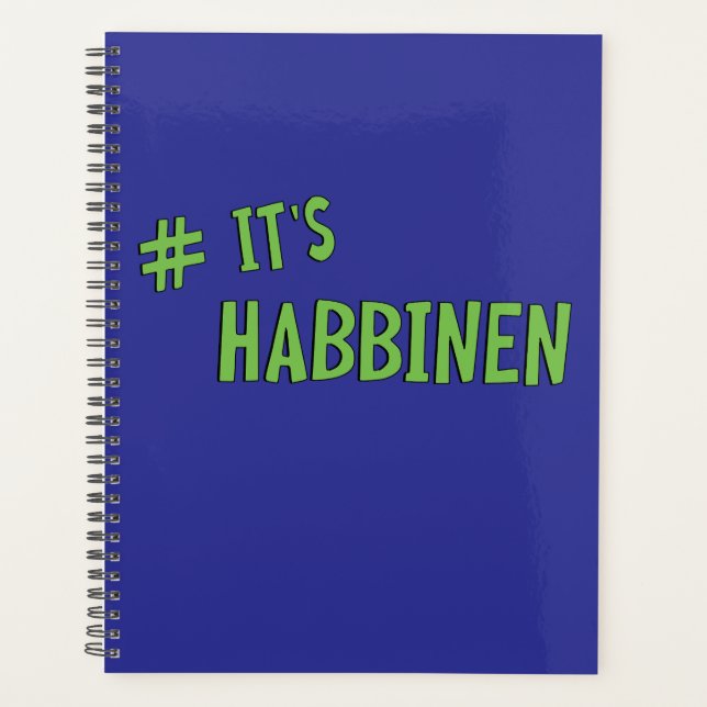 Agenda #It's Habbenin (Anverso)