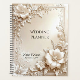 Agenda Ivory Flowers Planner