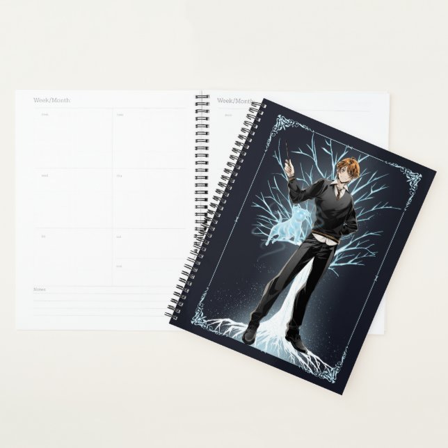 Agenda Jack Russell Terrier Patronus de Anime Ron Weasley (Demostración)