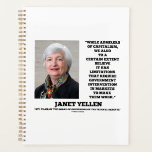 Agenda Janet Yellen Admirers Capitalismo Intervención del
