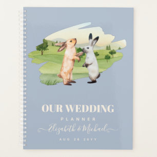 Agenda Jardín Boda Pareja de Conejos