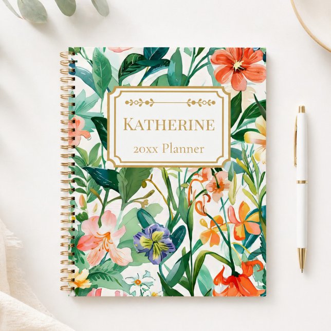 Agenda Jardín Botánico Estilo Personalizado (Subido por el creador)
