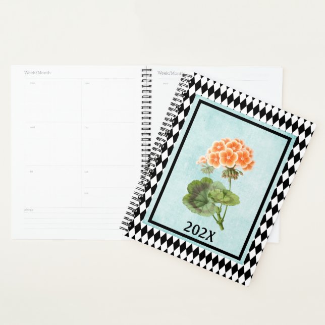 Agenda Jardín Botánico Harlequin Framed Geranium (Demostración)