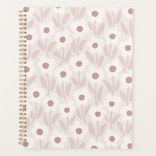 Agenda Jardín de Chalkflower Suave Rosa Romántico