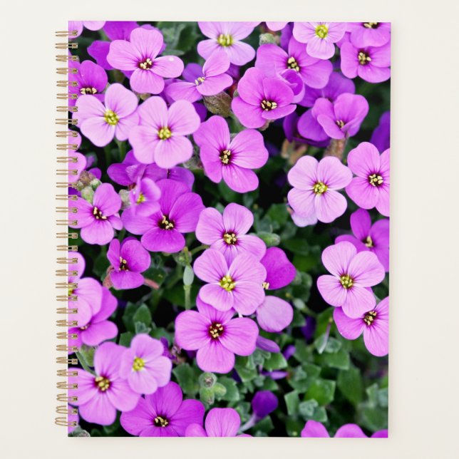 Agenda Jardín de flores moradas (Anverso)