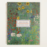 Agenda Jardín de granja con girasoles Gustav Klimt<br><div class="desc">Farm Garden de Gustav Klimt con Sunflowers (1907) famoso cuadro. Editar su nombre y etiqueta :)</div>