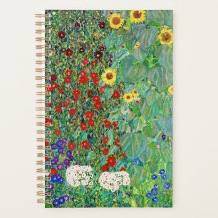 Agenda Jardín De Granjas Gustav Klimt Con Pintado De Sunf