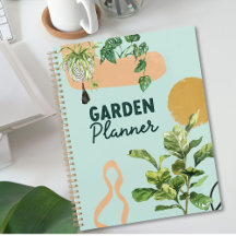 Jardín de plantas de interior con acuarela abstrac