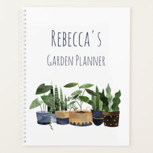 Agenda Jardín de plantas en macetas personalizadas y cact