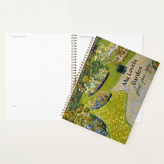 Agenda Jardín en Auvers, Vincent van Gogh (Demostración)