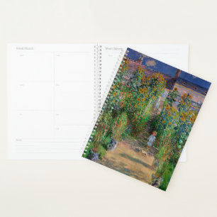 Agenda Jardín Monet Vetheuil Pintura Impresionista de Flo