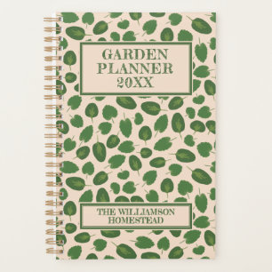 Agenda Jardín Planificación Boho Naturaleza Rústica Ta