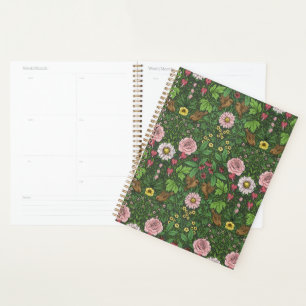 Agenda Jardín salvaje en verde