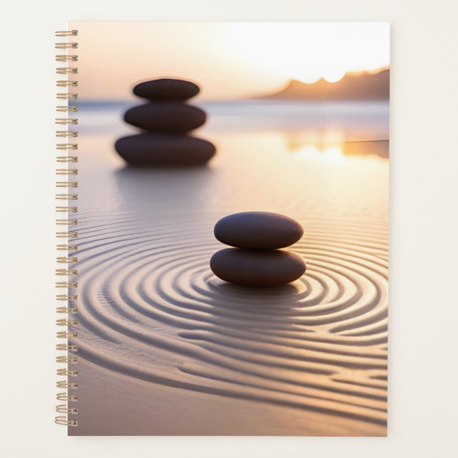 Agenda Jardín Zen Minimalista (Anverso)
