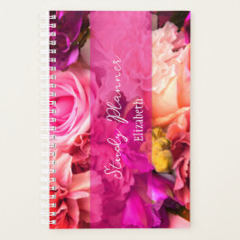 Agenda Jardines Secretos de Rosa Fucsia