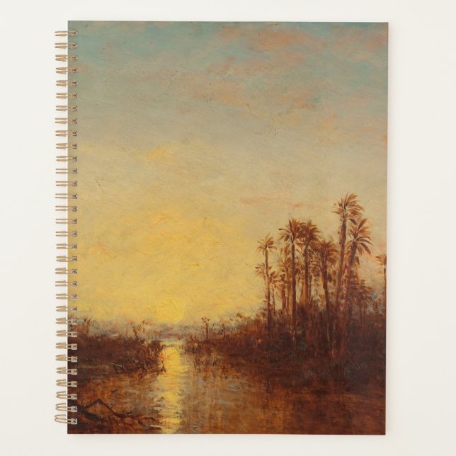 Agenda Jartum, Coucher De Soleil - Félix Ziem (Anverso)