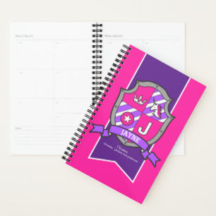 Agenda Jayne name significa knight shield inicial J rosad