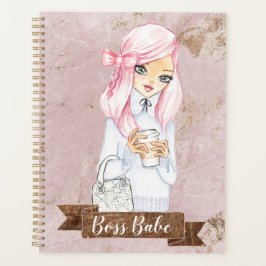 Agenda Jefe Babe Planner bloc de notas para los jefes Chi