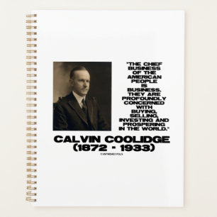 Agenda Jefe de Negocios Estadounidense Coolidge de Negoci