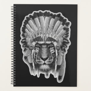 Agenda Jefe de tigre nativo americano
