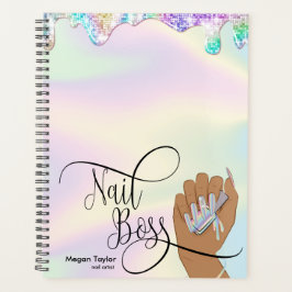 Agenda Jefe de uñas, técnico de uñas, uñas largas, manicu