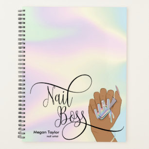 Agenda Jefe de uñas, técnico de uñas, uñas largas, manicu