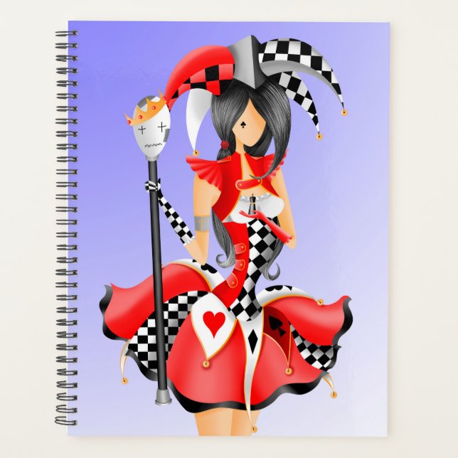Agenda Jester y Rey de las Títeres Personalizado Extraño  (Anverso)
