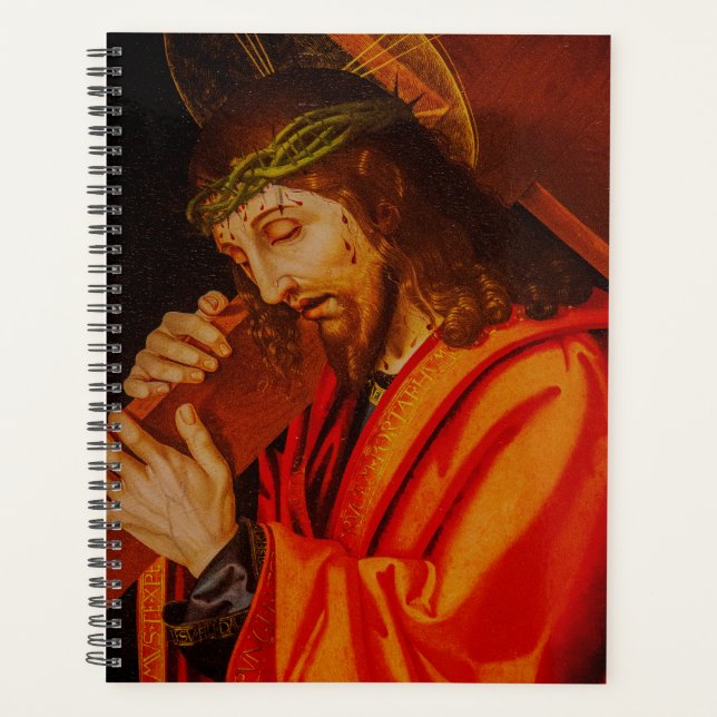 Agenda Jesus carrying the cross notebook (Anverso)