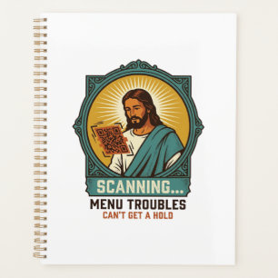 Agenda Jesús Código QR Borroso No Se Escanea Menú Humor T