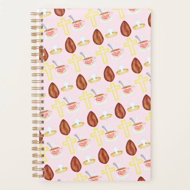 Agenda Jesus + Coffee Pattern (Anverso)