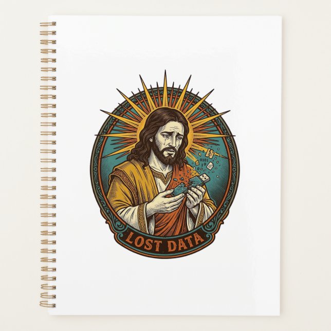 Agenda Jesus Crushed USB Flash Drive Lost Data Humor_1 (Anverso)