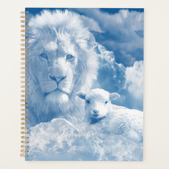 AGENDA JESÚS EL LAMB Y JESÚS EL LEÓN (Anverso)