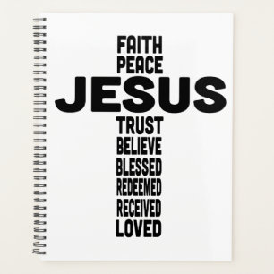 Agenda Jesús es el diseño de la cruz central