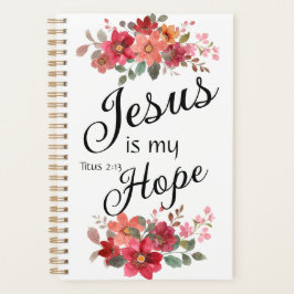 Agenda Jesus is My Hope Planner