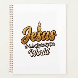Agenda Jesus Luz del Mundo Vela Cristiana Vector_1