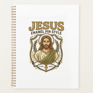 Agenda Jesus Pin de Esmalte Estilo Jesus Pin de Esmalte C