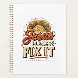 Agenda Jesús Por Favor Arreglarlo Tipografía Cristiana Vi