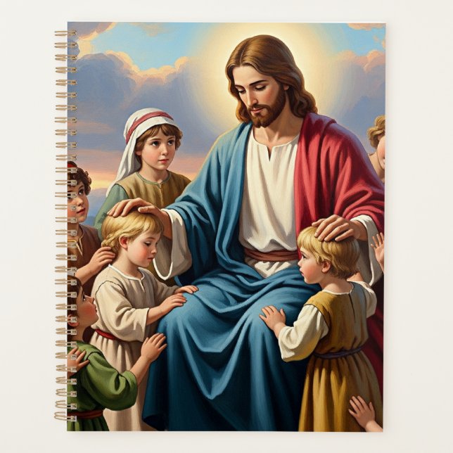 Agenda Jesús rodeado de niños (Anverso)