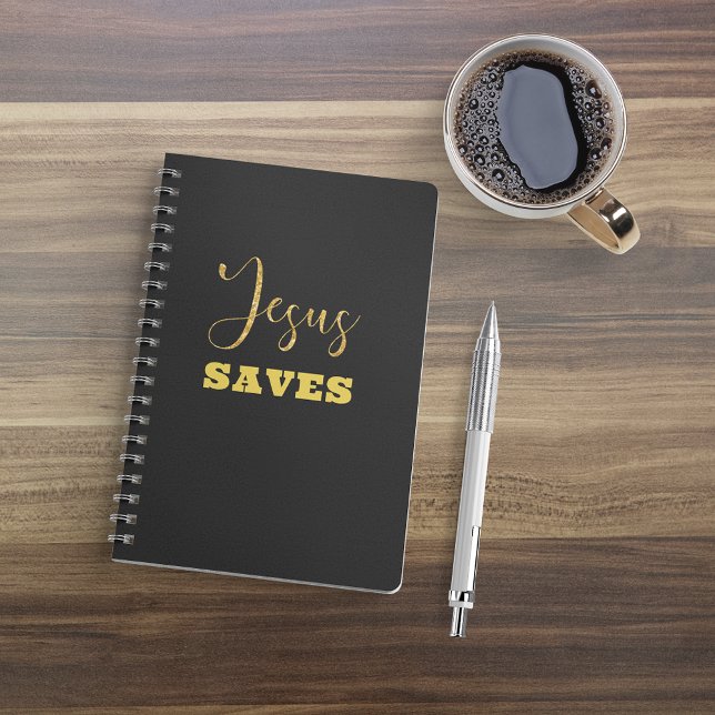 Agenda Jesús Salva Amarillo Glitter Dorado (Subido por el creador)