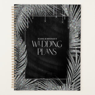 Agenda Jewel Palm Leaf Boda Silver ID830