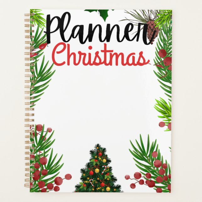 Agenda Jingle Bell Planner, Navidades de Planner (Anverso)