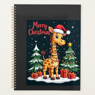 Agenda Jirafa Feliz Navidad Encendido del Árbol de Navida