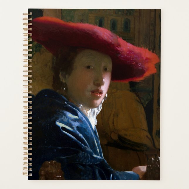 Agenda Johannes Vermeer - Chica con un Gorra rojo (Anverso)