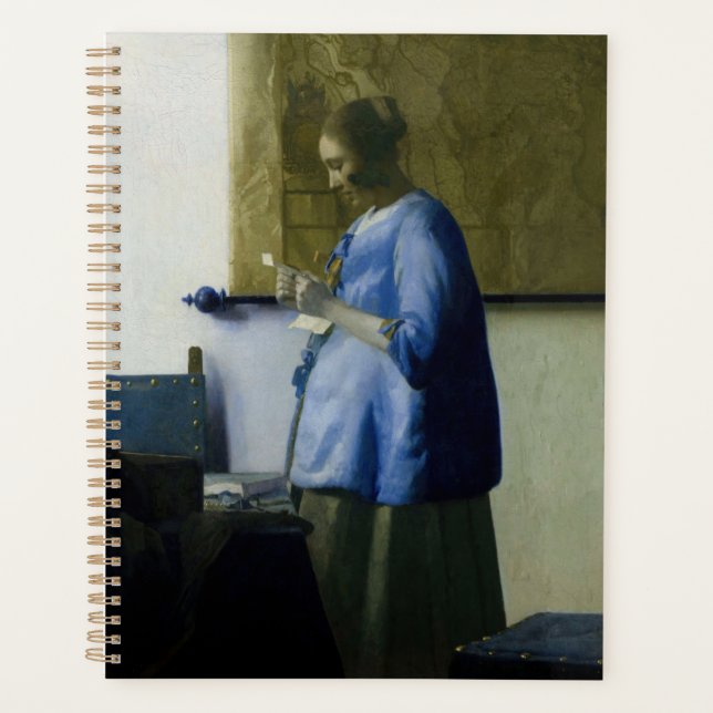 Agenda Johannes Vermeer - Mujer en azul leyendo una carta (Anverso)
