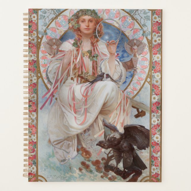 Agenda Josephine Crane Bradley as Lavia by Alphonse Mucha (Anverso)
