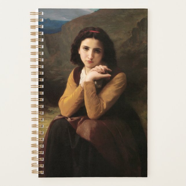 Agenda Joven muchacha de Bouguereau (Anverso)