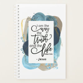 Agenda Juan 14:6 Soy la verdadera vida biblia cristiana