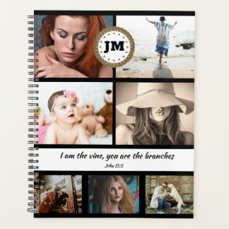 Agenda Juan católico Inspirador monograma 15:5 DIY