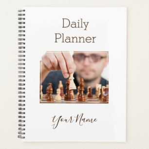 Agenda Juego de ajedrez Photo Daily Planner - HAMbWG
