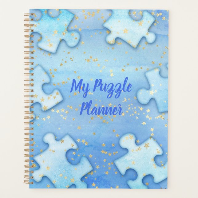 Agenda Juego de rompecabezas Starry Skies Cloud Planner (Anverso)
